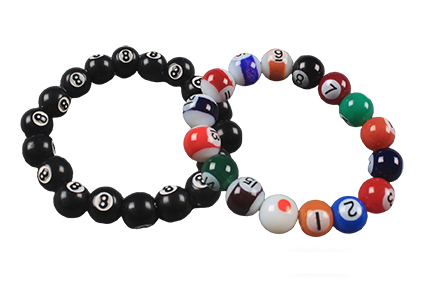 Bracelet jewelry-personalized accessories for billiards lovers WOODS CUES