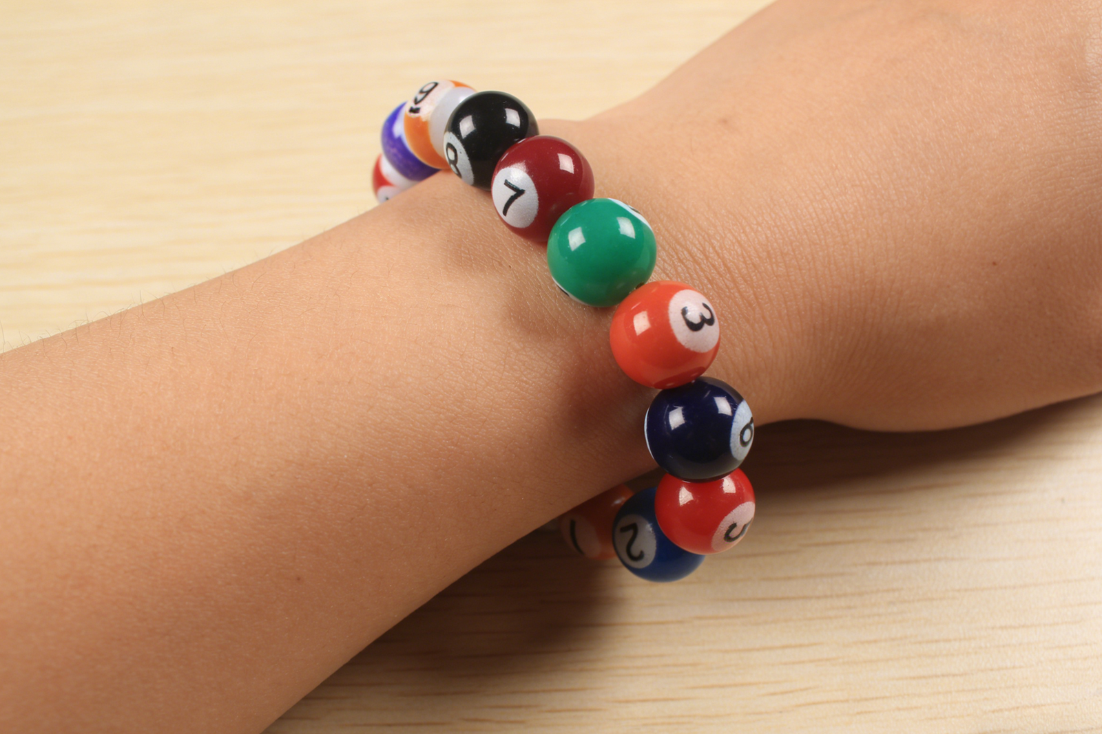 Bracelet jewelry-personalized accessories for billiards lovers WOODS CUES