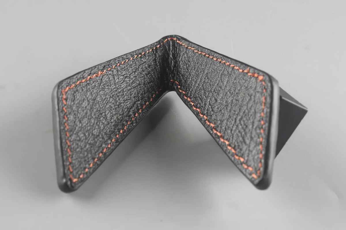 magnetic  Leather snooker / pool cue chalk holder with belt clip WOODS CUES