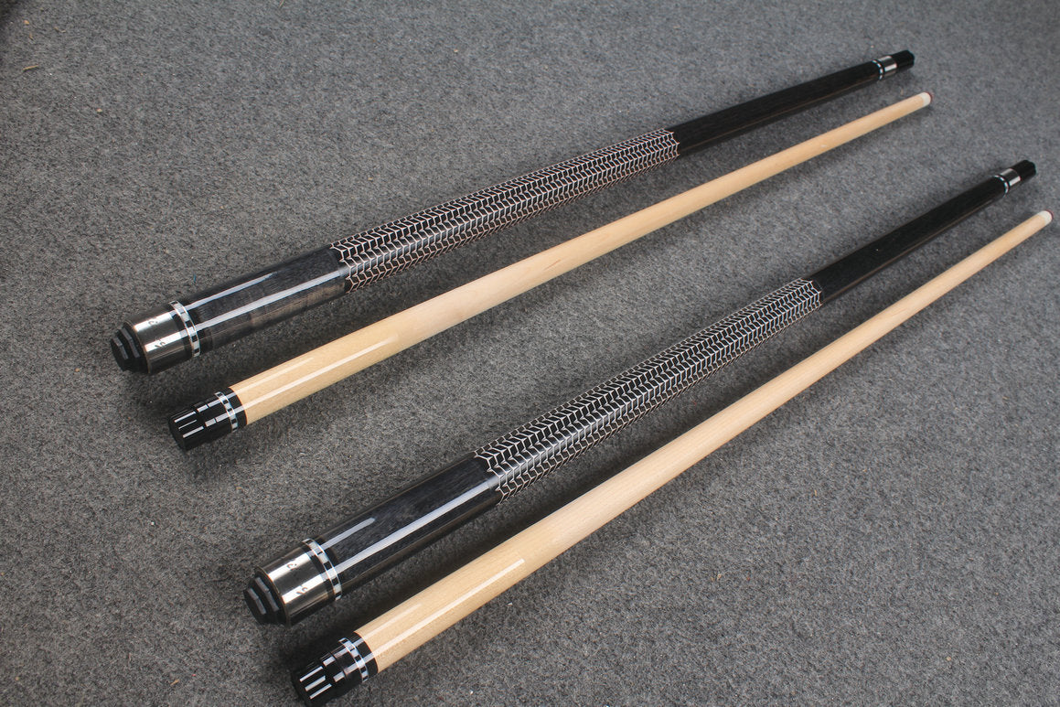 2 piece maple shaft billiards cue pool cue stick