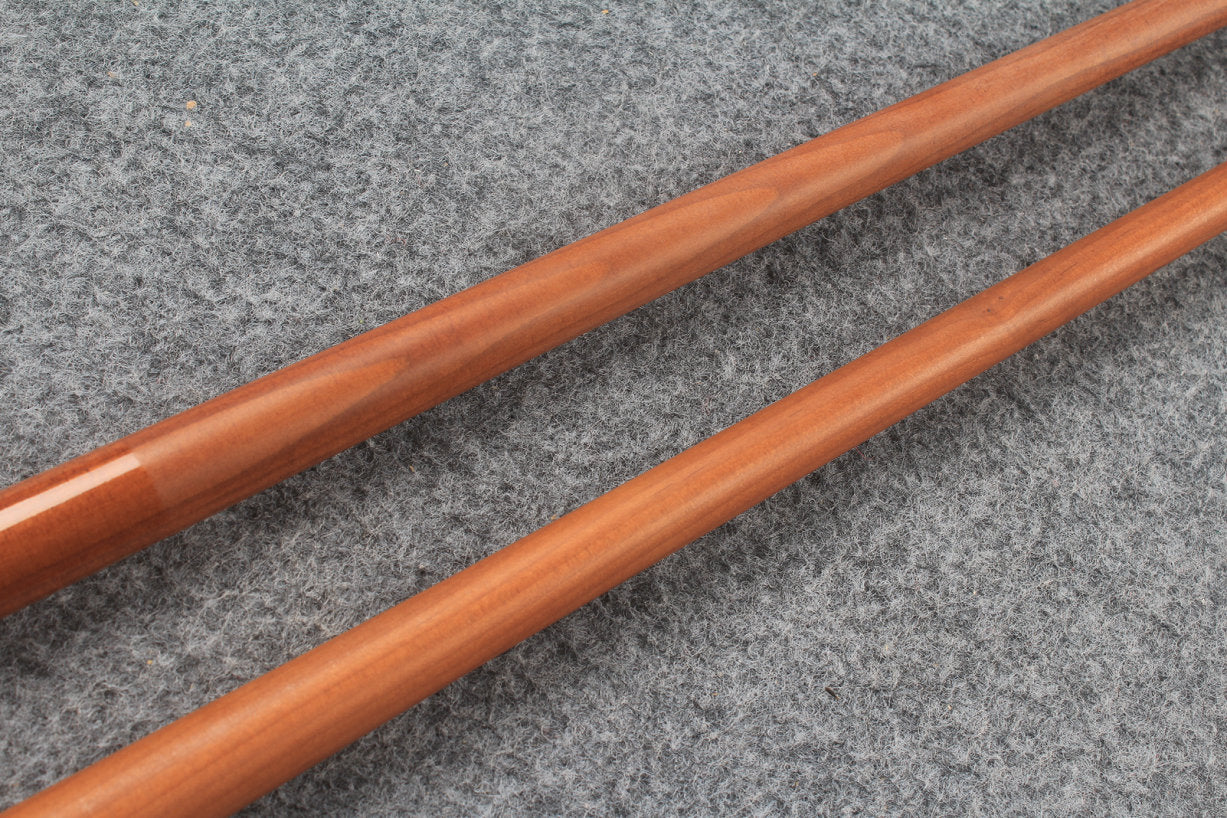 Carbonized maple wood shaft, large head, high-hardness forelimbs, 11.8mm/12.5mm slow eight-tooth billiards cue pool cue stick