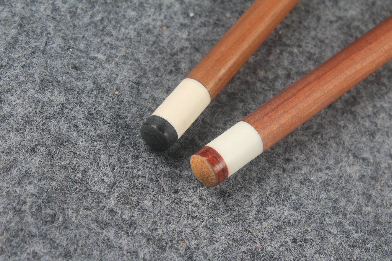 Carbonized maple wood shaft, large head, high-hardness forelimbs, 11.8mm/12.5mm slow eight-tooth billiards cue pool cue stick