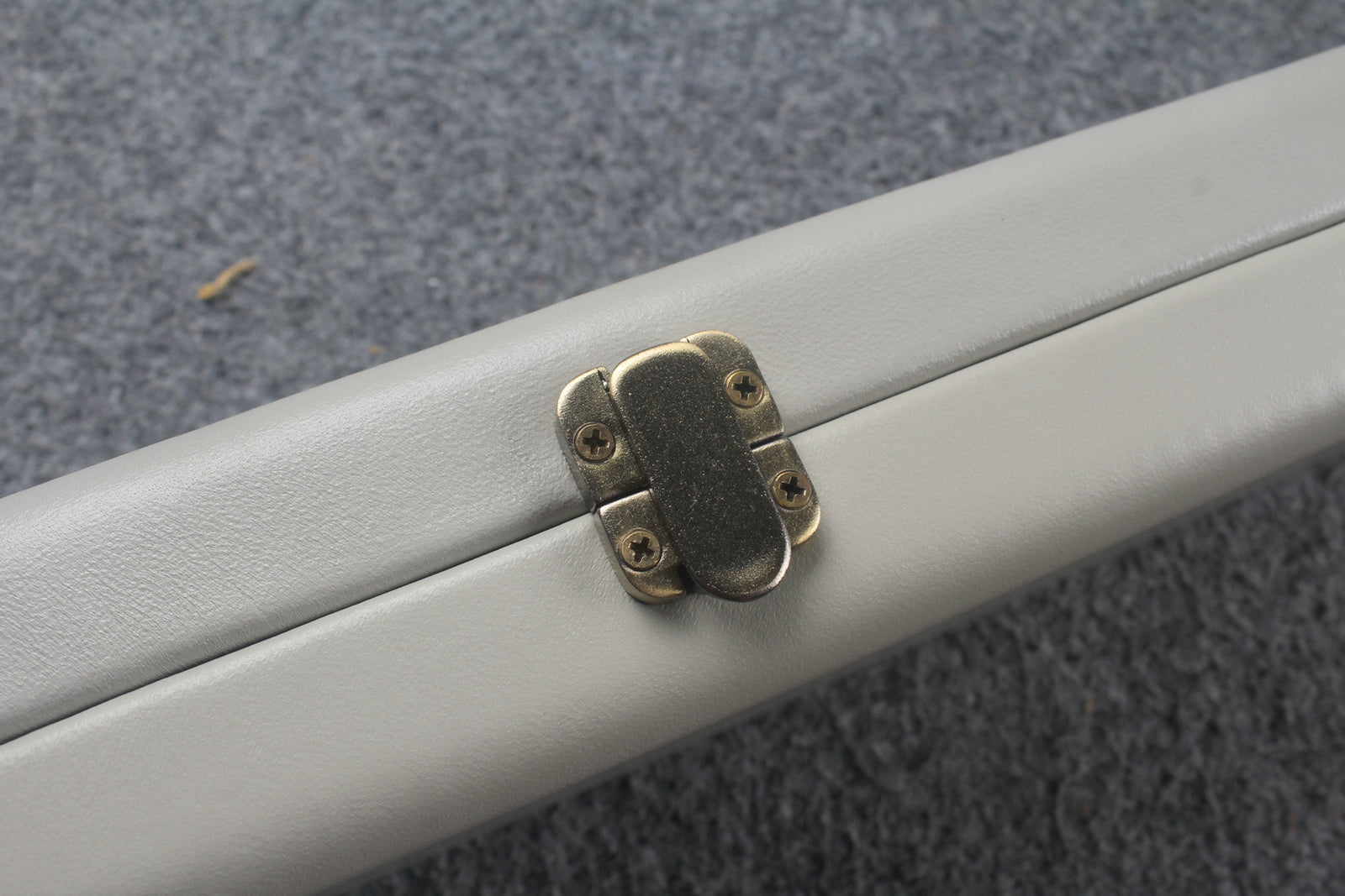 1 piece real Leather  snooker cue case with 2 slots