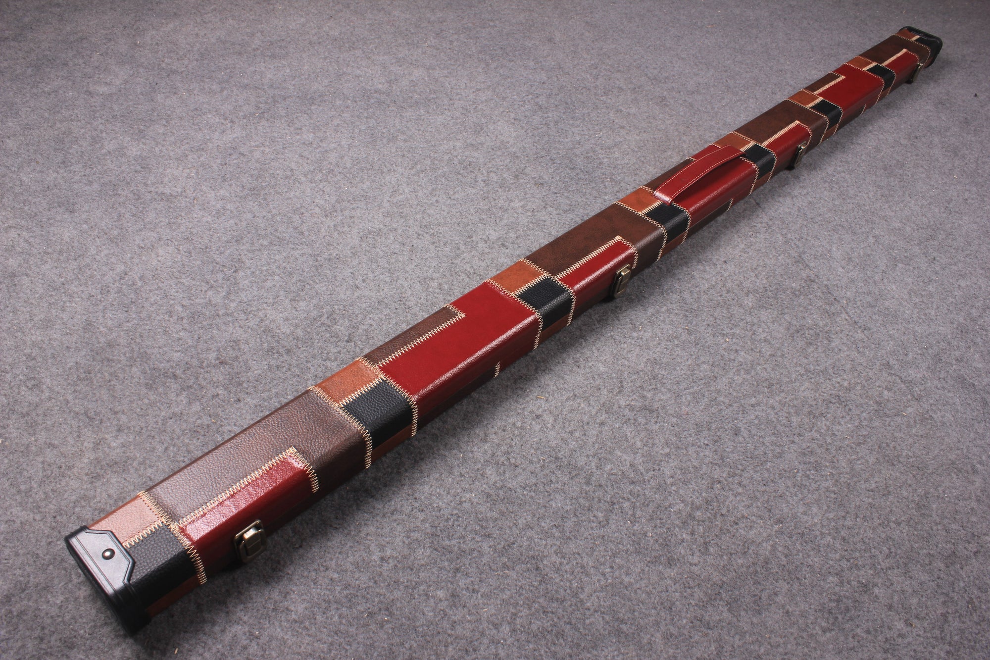 10 x 1 piece patchwork snooker cue cases