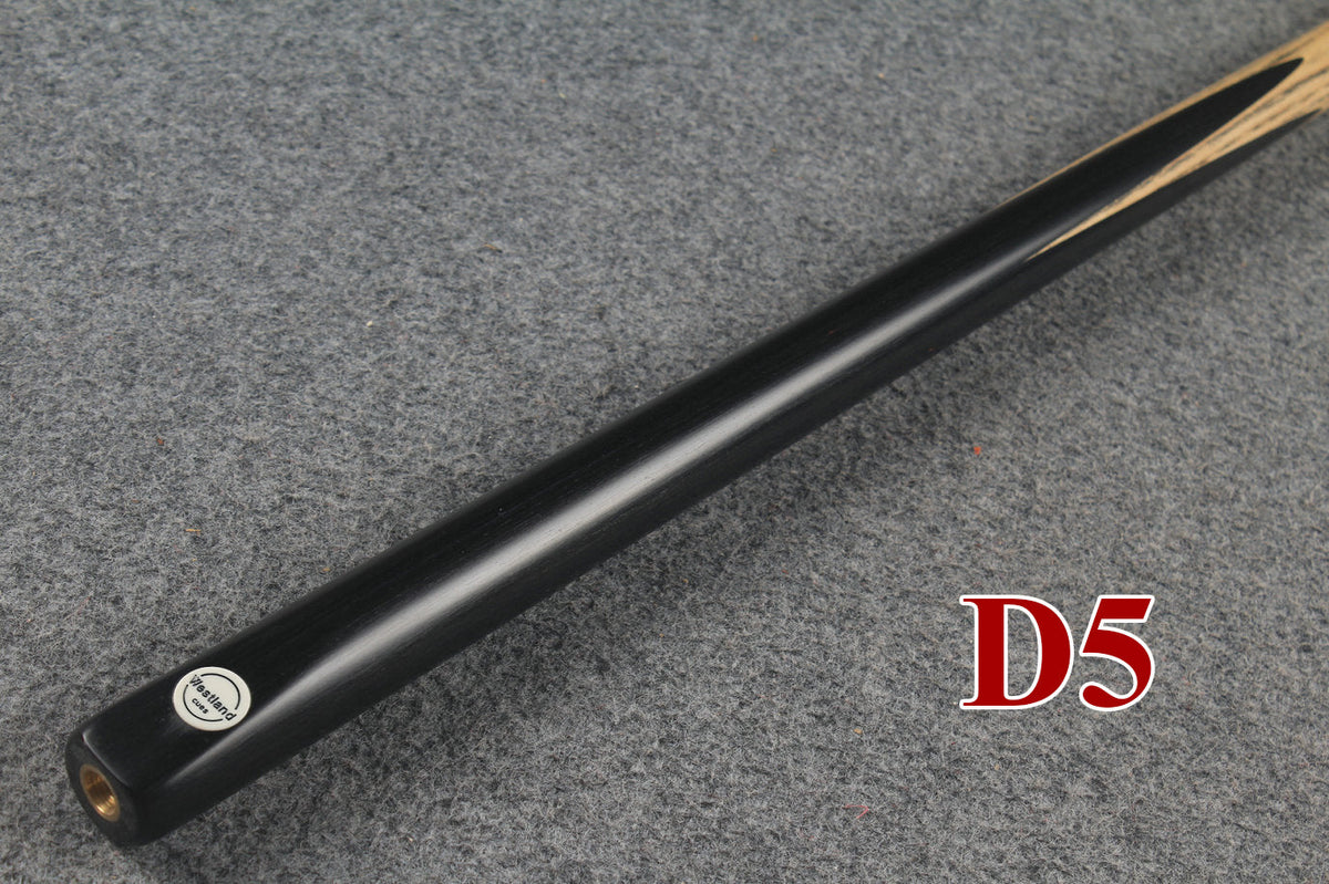 westland 1 piece ash english pool cues 8.5 mm titanium ferrule WOODS CUES