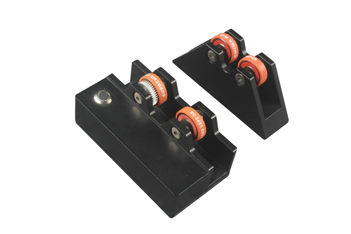 Pool Cue Straightness Detection System Tool Electric spinning Wheels 2 Pcs/Set