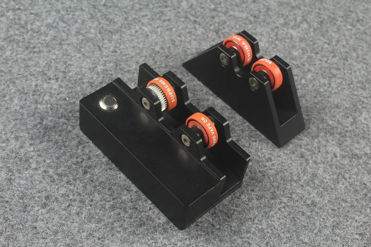 Pool Cue Straightness Detection System Tool Electric spinning Wheels 2 Pcs/Set