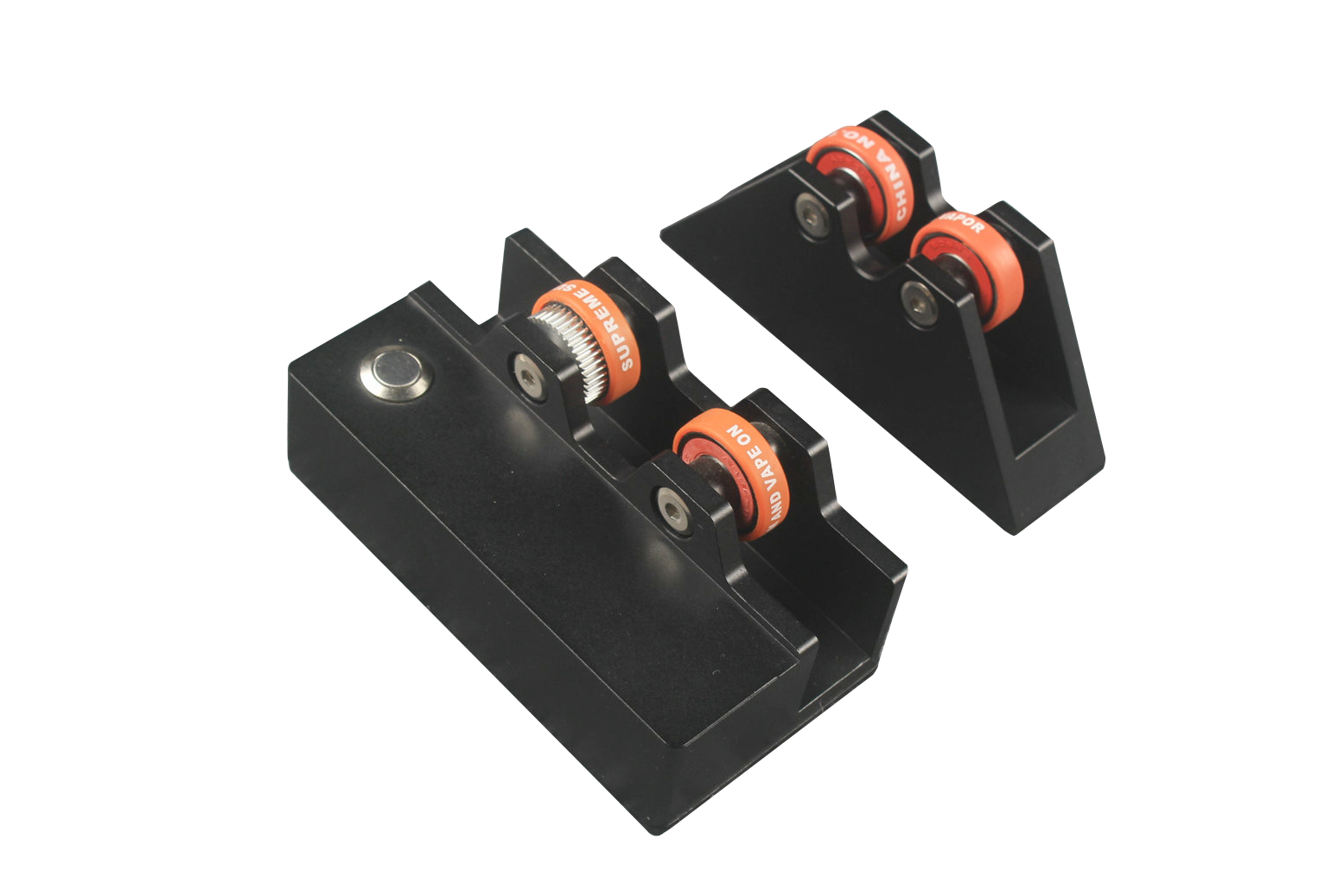 Pool Cue Straightness Detection System Tool Electric spinning Wheels 2 Pcs/Set