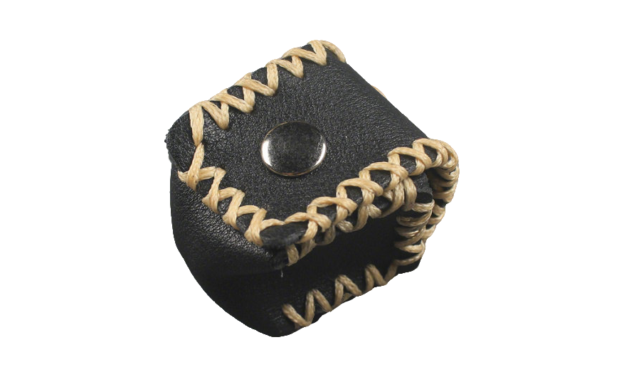 Genuine Leather Universal Chalk Pouch – Black WOODS CUES