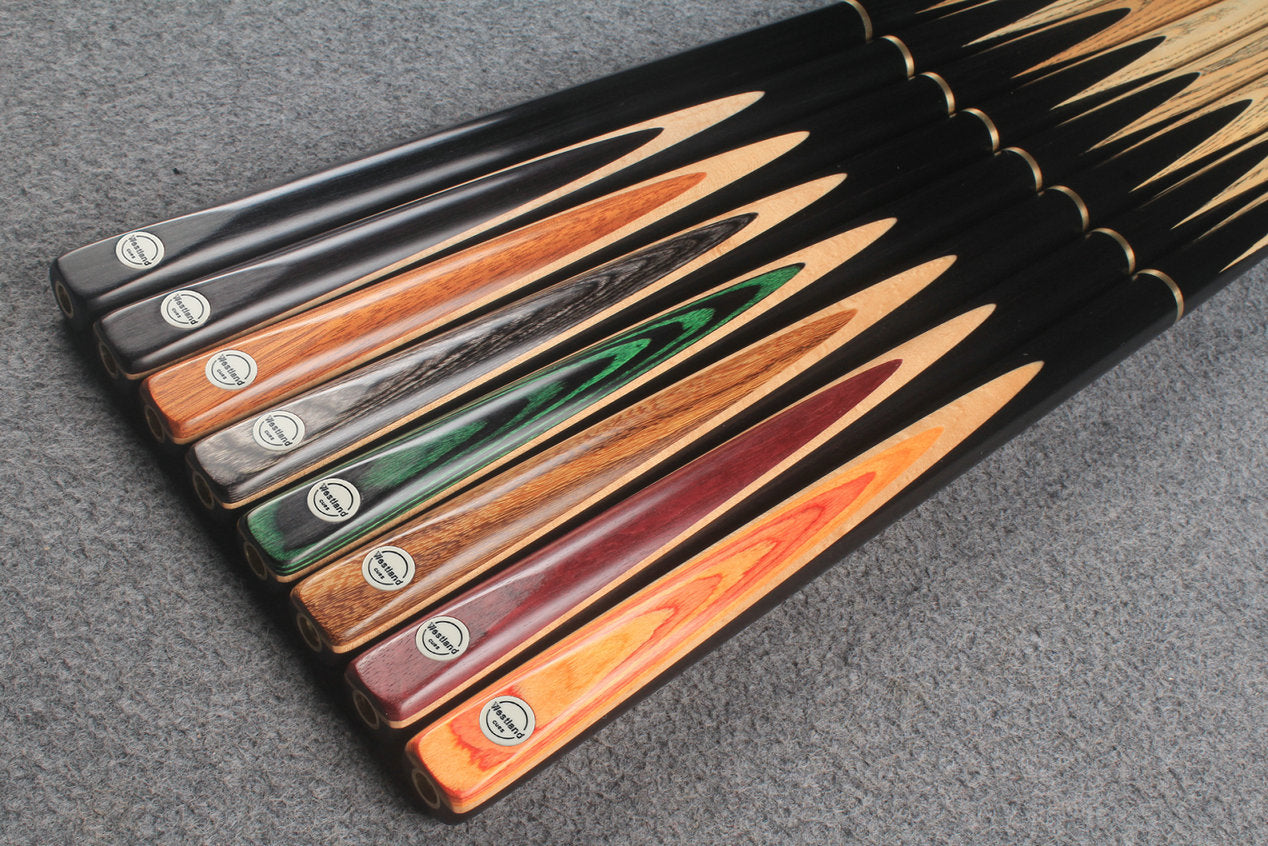 westland 3/4 ash english pool cues 8.5 mm titanium ferrule WOODS CUES