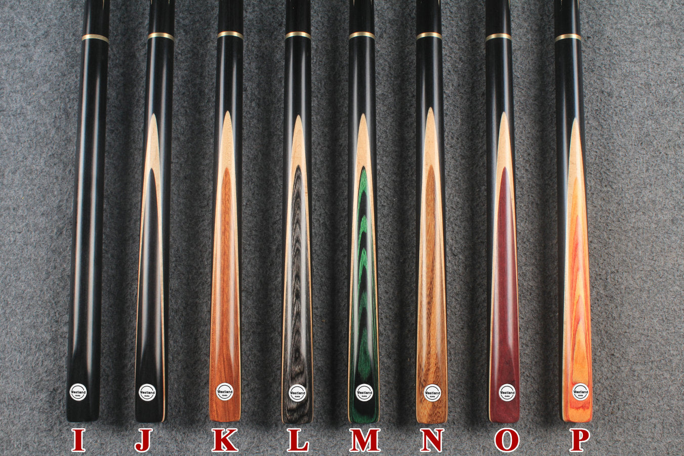 westland 3/4 ash english pool cues 8.5 mm titanium ferrule