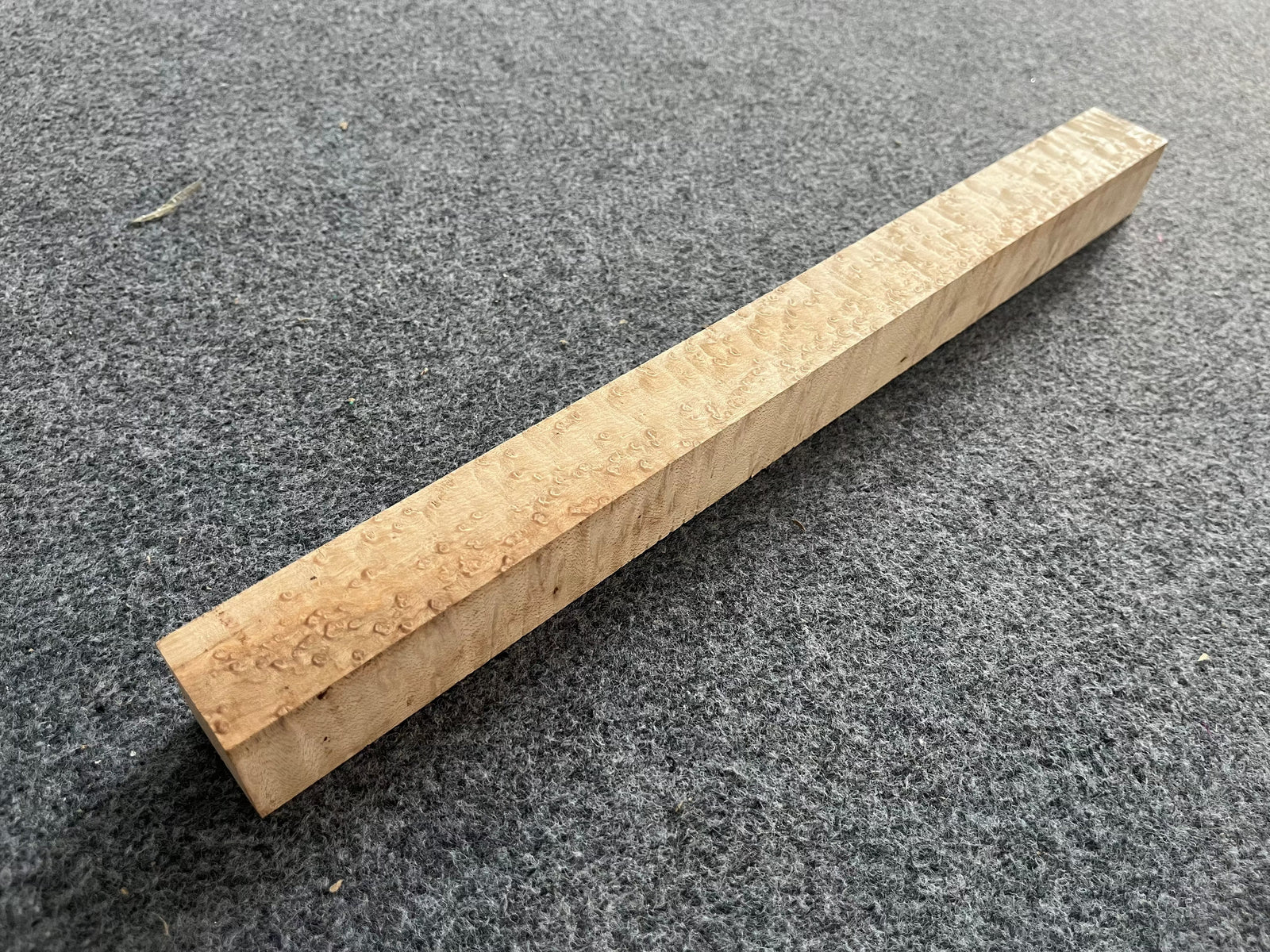 birdseye maple square pool cues butt turning blanks WOODS CUES