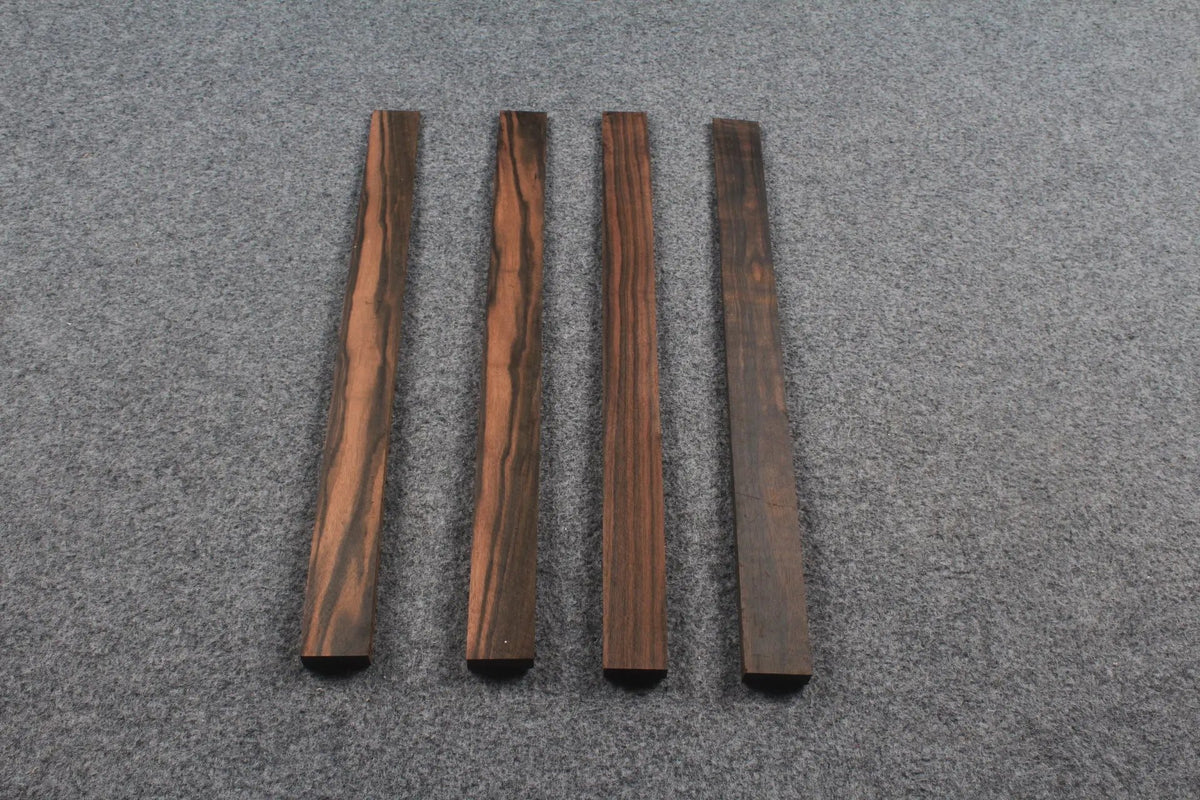 macassar ebony wood splices snooker cue butt splices WOODS CUES