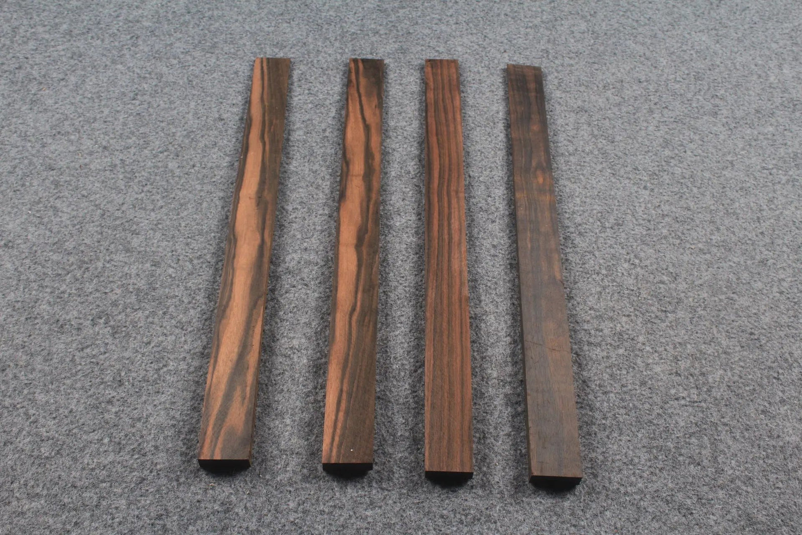 macassar ebony wood splices snooker cue butt splices WOODS CUES