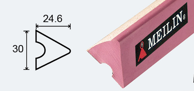 K55 Cushion Rail Rubber 48" Set of 6