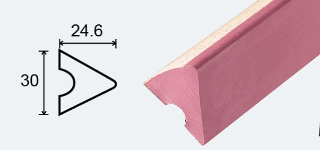 K66 Rubber Bumpers Pool Table Rail Cushions (Set of 6) WOODS CUES