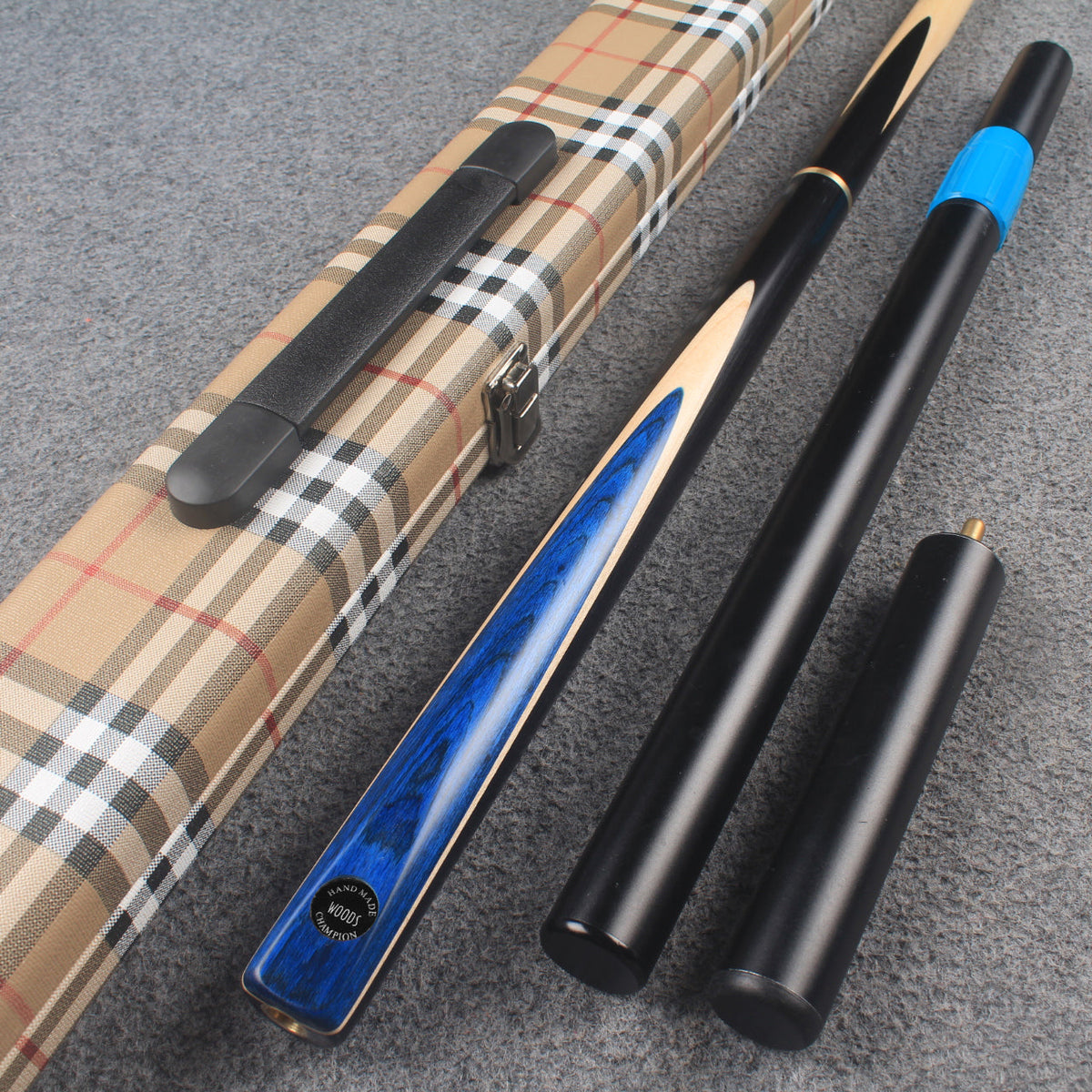 3/4 maple snooker cue 9.5 mm titanium ferrule WOODS CUES
