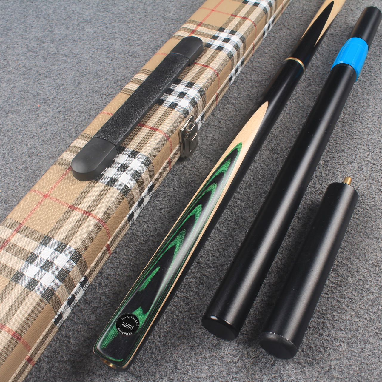 3/4 maple snooker cue 9.5 mm titanium ferrule WOODS CUES