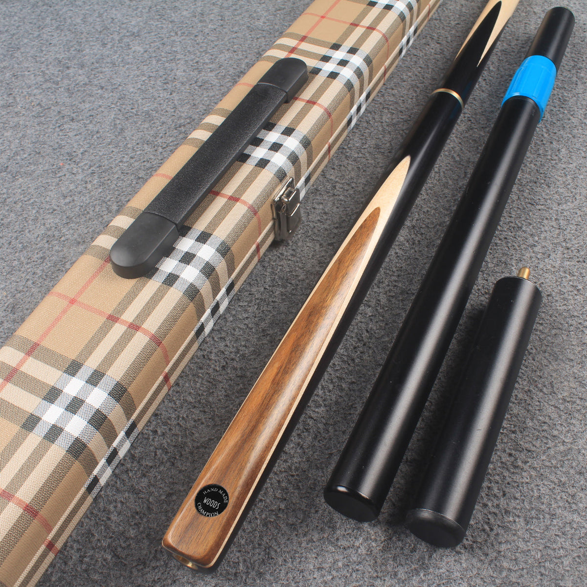 3/4 maple snooker cue 9.5 mm titanium ferrule WOODS CUES