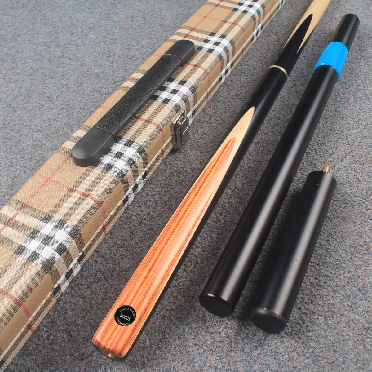 3/4 maple snooker cue 9.5 mm titanium ferrule WOODS CUES