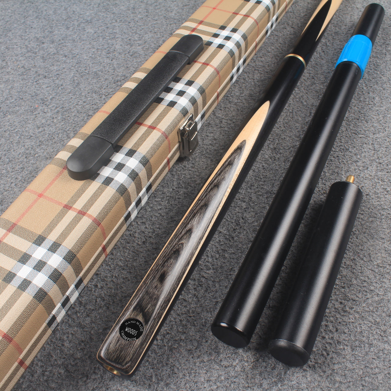 3/4 maple snooker cue 9.5 mm titanium ferrule WOODS CUES