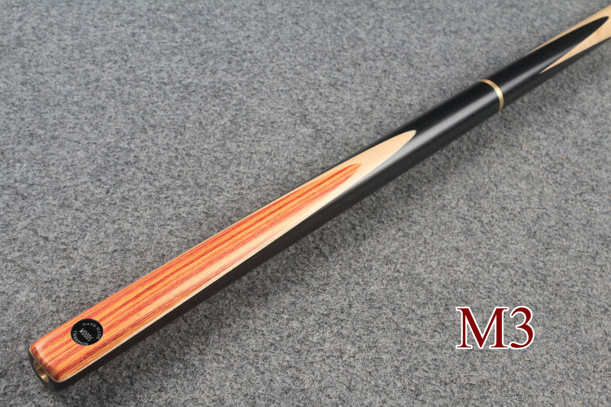 3/4 maple snooker cue 9.5 mm titanium ferrule WOODS CUES