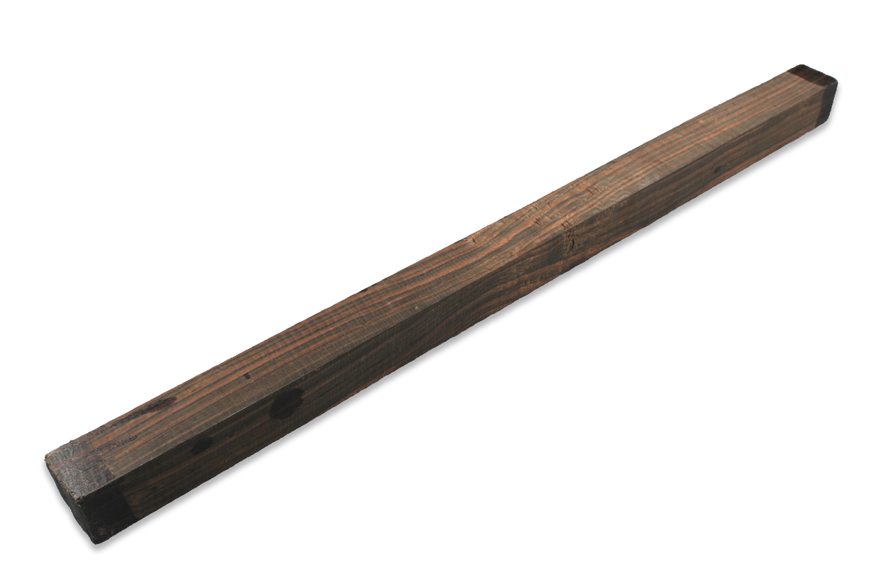 Macassar ebony square pool cues butt turning blanks