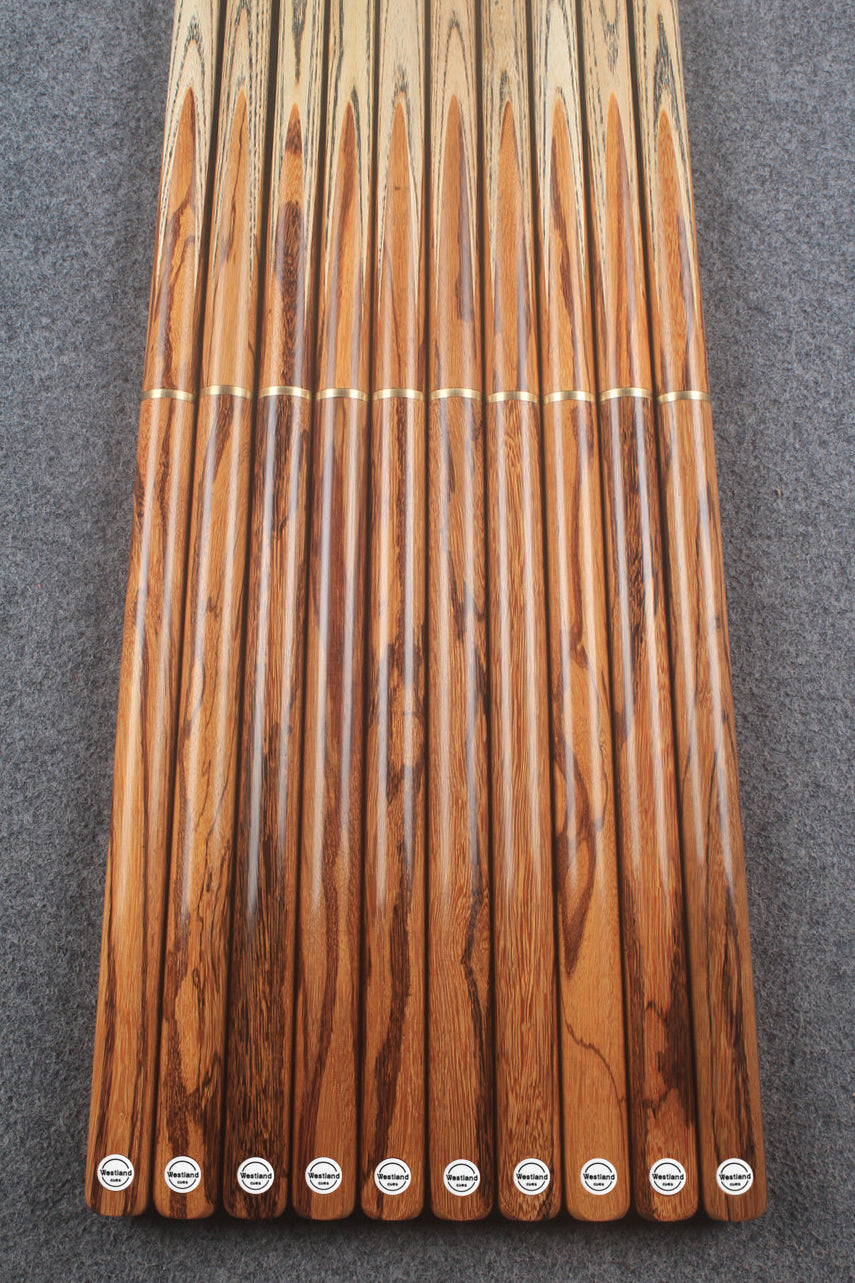 3/4 ash  Marblewood  english pool cue 8.5mm