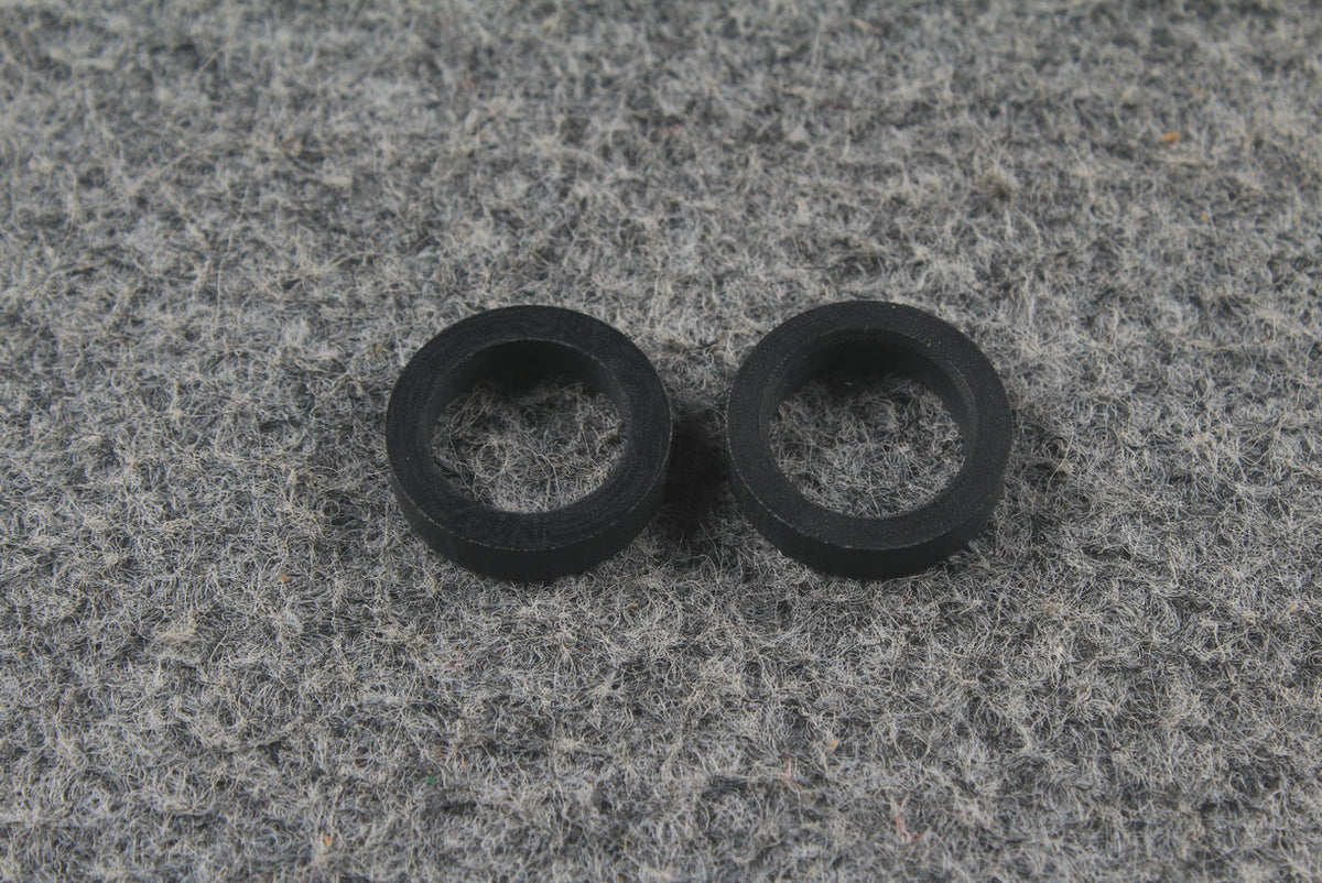 High-Hardness Phenolic Resin Cue Joint Collar Ring – Black Bakelite Anti-Splitting Collar Sleeve for Pool Cue Joint Protection & Repair