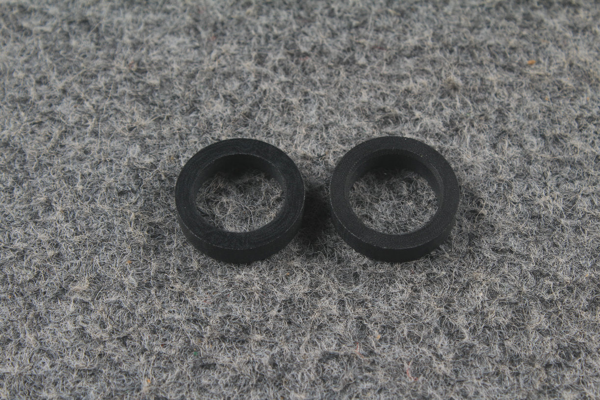 High-Hardness Phenolic Resin Cue Joint Collar Ring – Black Bakelite Anti-Splitting Collar Sleeve for Pool Cue Joint Protection & Repair