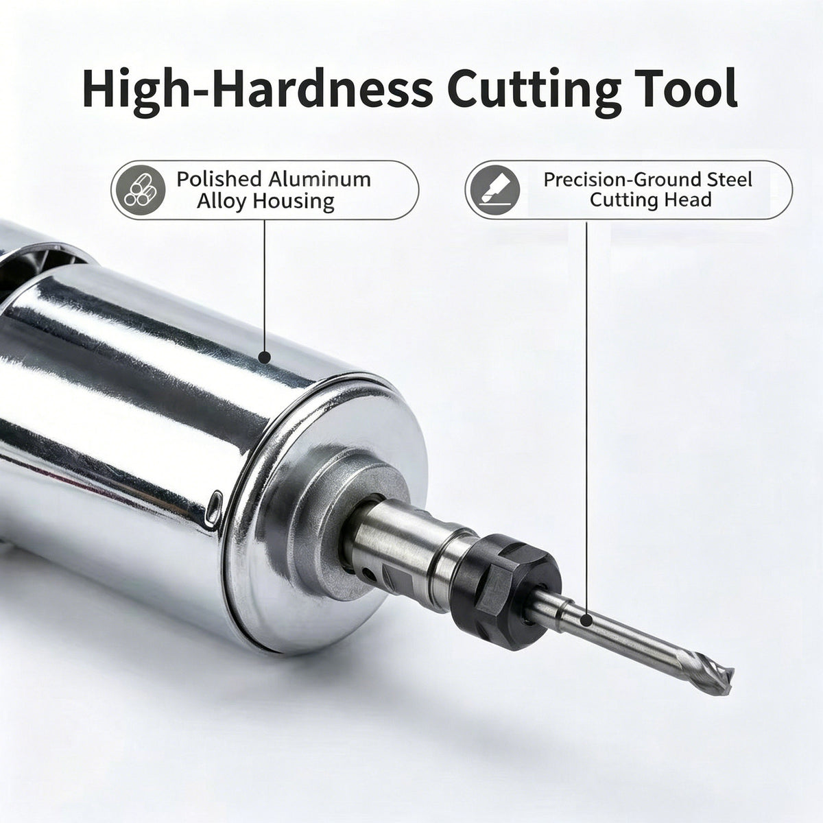 Power Drill Milling Cutter for Billiard Cue Lathe - Precision Thread Cutting, Metric/Inch Switchable