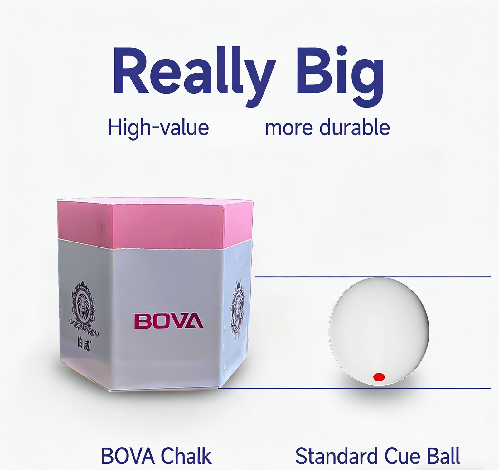 SUPER HUGE Chalk High Adhesion Universal for Pool Snooker Cue Billiard Hall Club Accessory