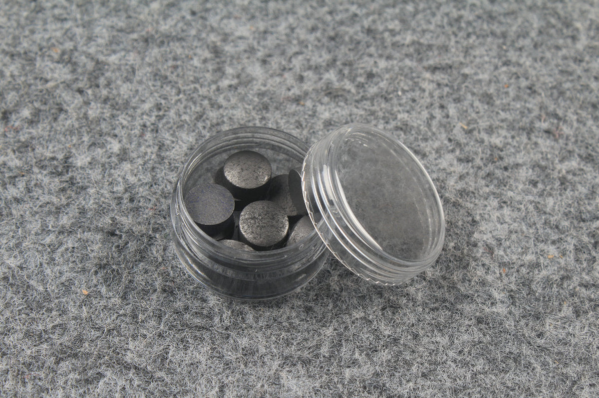 BRUNSWICK pressed coated blue diamond leather tips ( HH, H, M, S ) 11 mm WOODS CUES