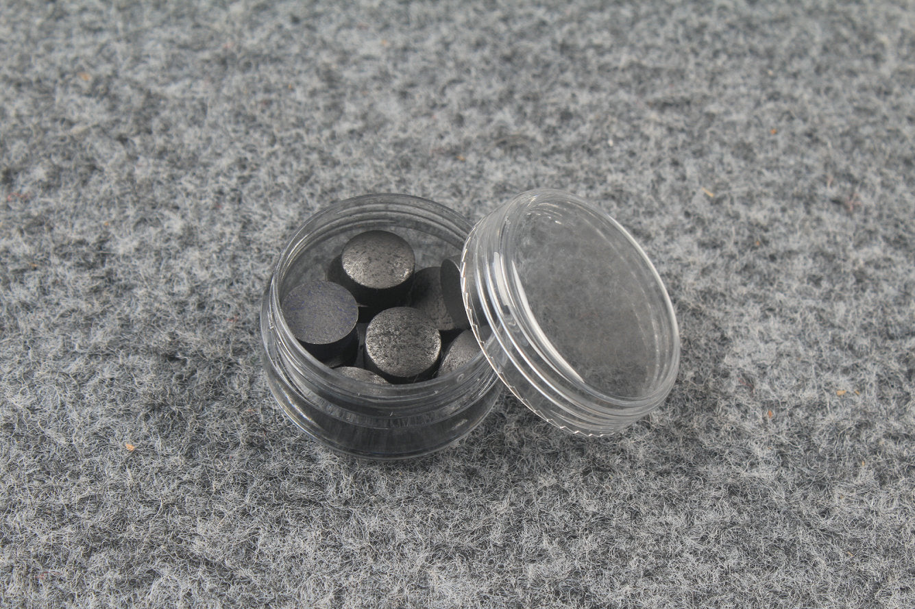 BRUNSWICK pressed coated blue diamond leather tips ( HH, H, M, S ) 11 mm WOODS CUES