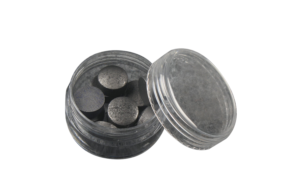 BRUNSWICK pressed coated blue diamond leather tips ( HH, H, M, S ) 11 mm