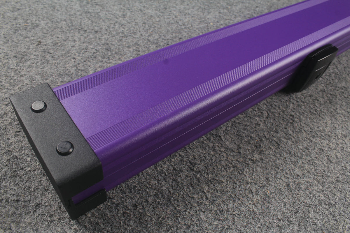 one piece aluminium lockable cue case – 2 Slots（chalk area inside）