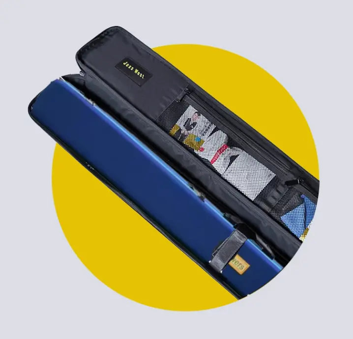 jf one piece snooker / pool code cue case WOODS CUES