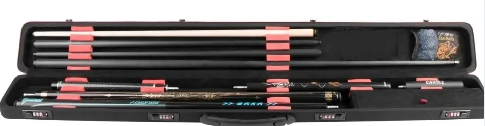 JF 3/4 snooker / pool code cue case WOODS CUES