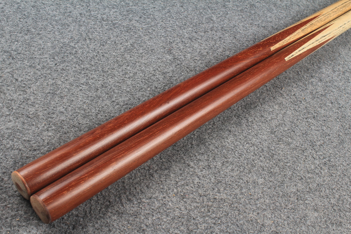1 piece ash club cues Red iron wood butt WOODS CUES