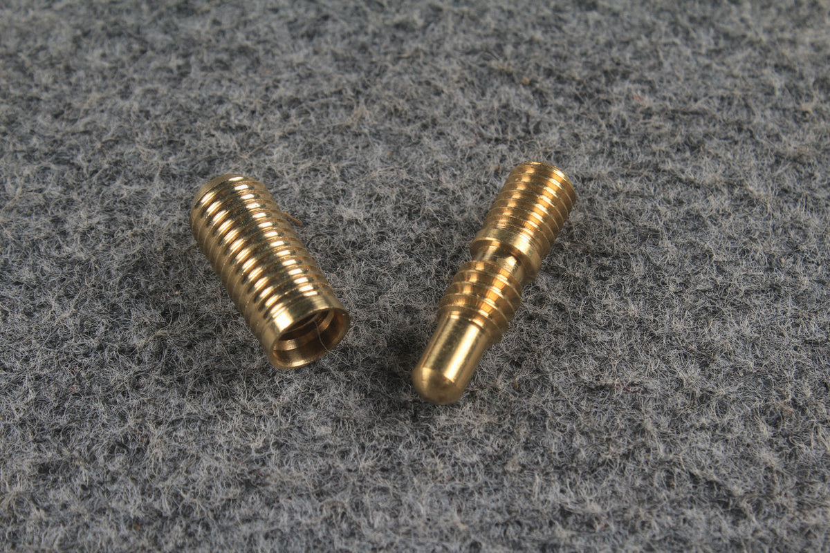 cue butt end joint brass pin and socket for SD mini butt or extension WOODS CUES