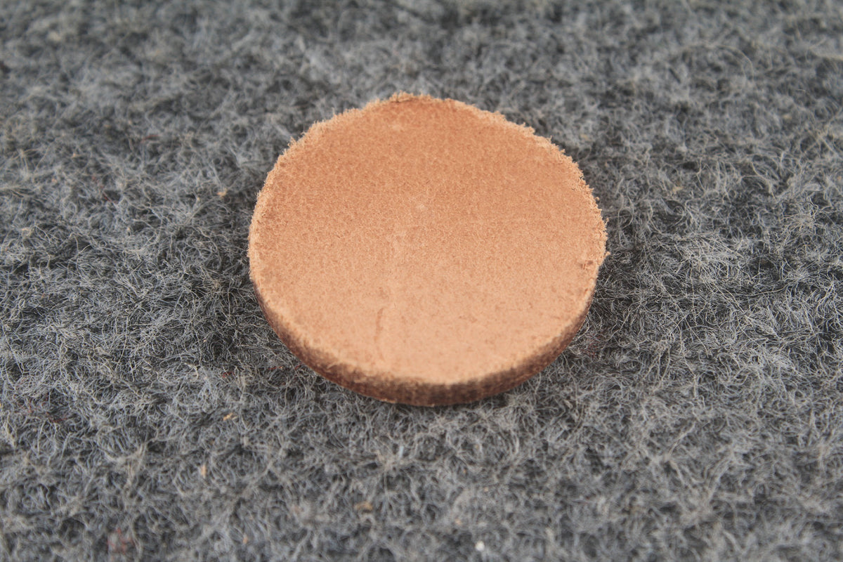 Leather Bumper Discs for Custom Billiard Cue Making WOODS CUES