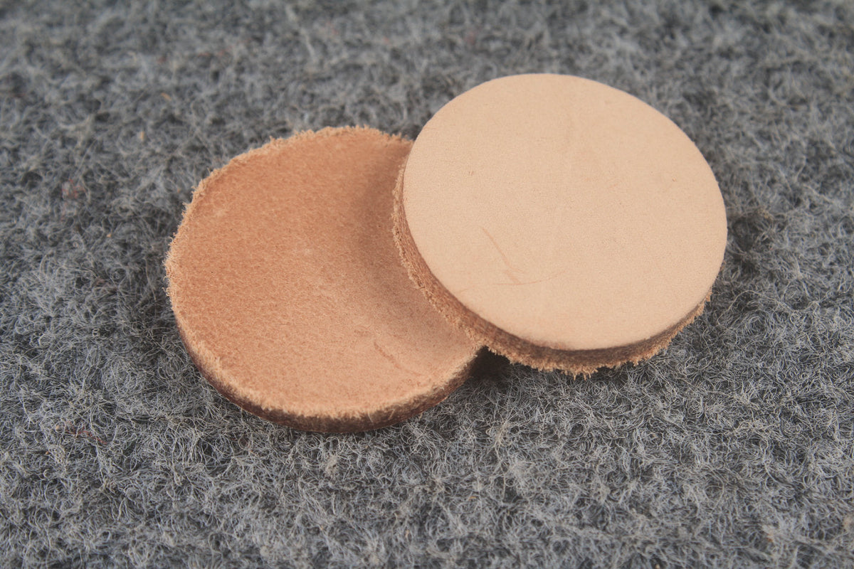 Leather Bumper Discs for Custom Billiard Cue Making WOODS CUES