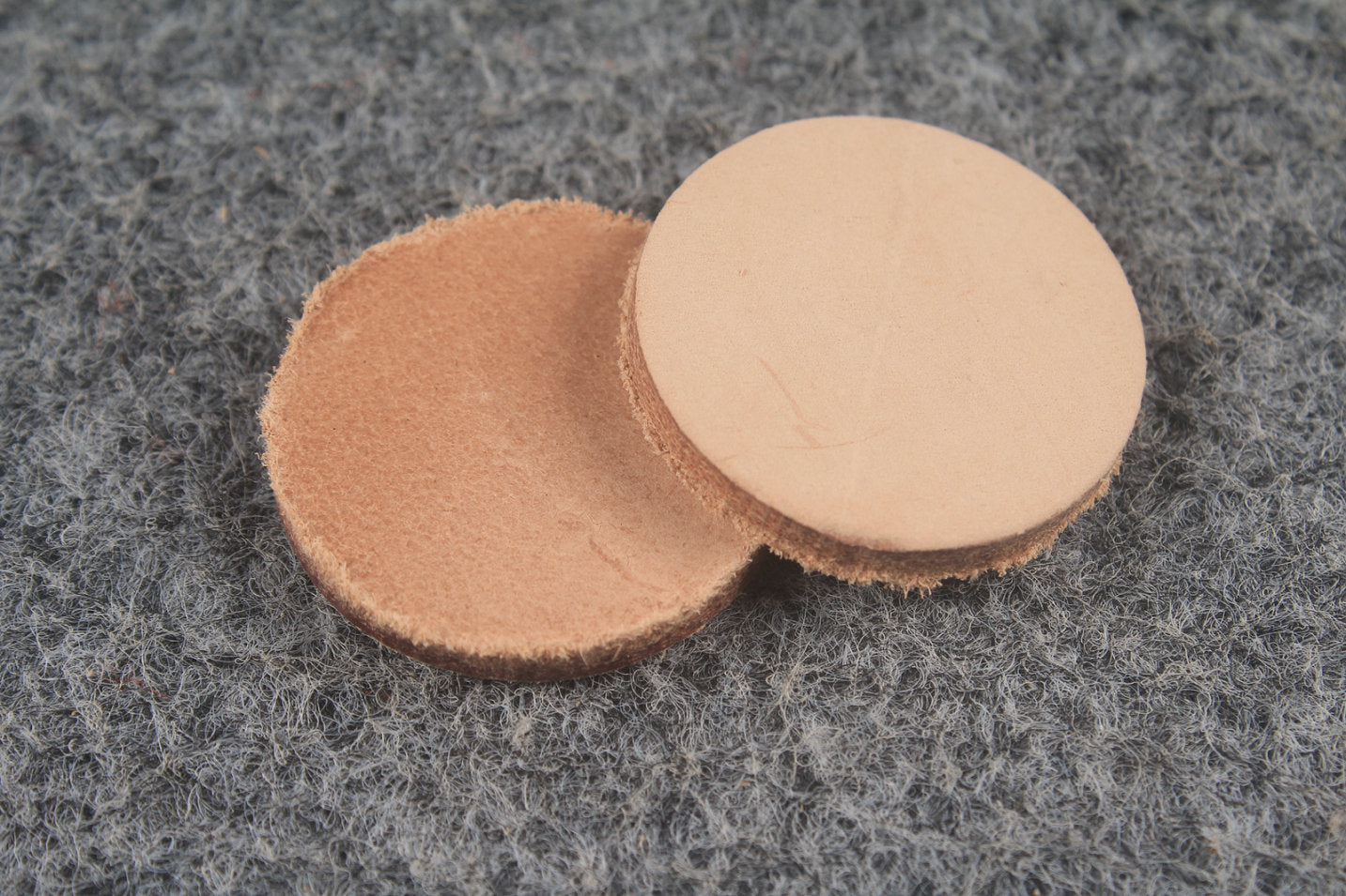 Leather Bumper Discs for Custom Billiard Cue Making WOODS CUES
