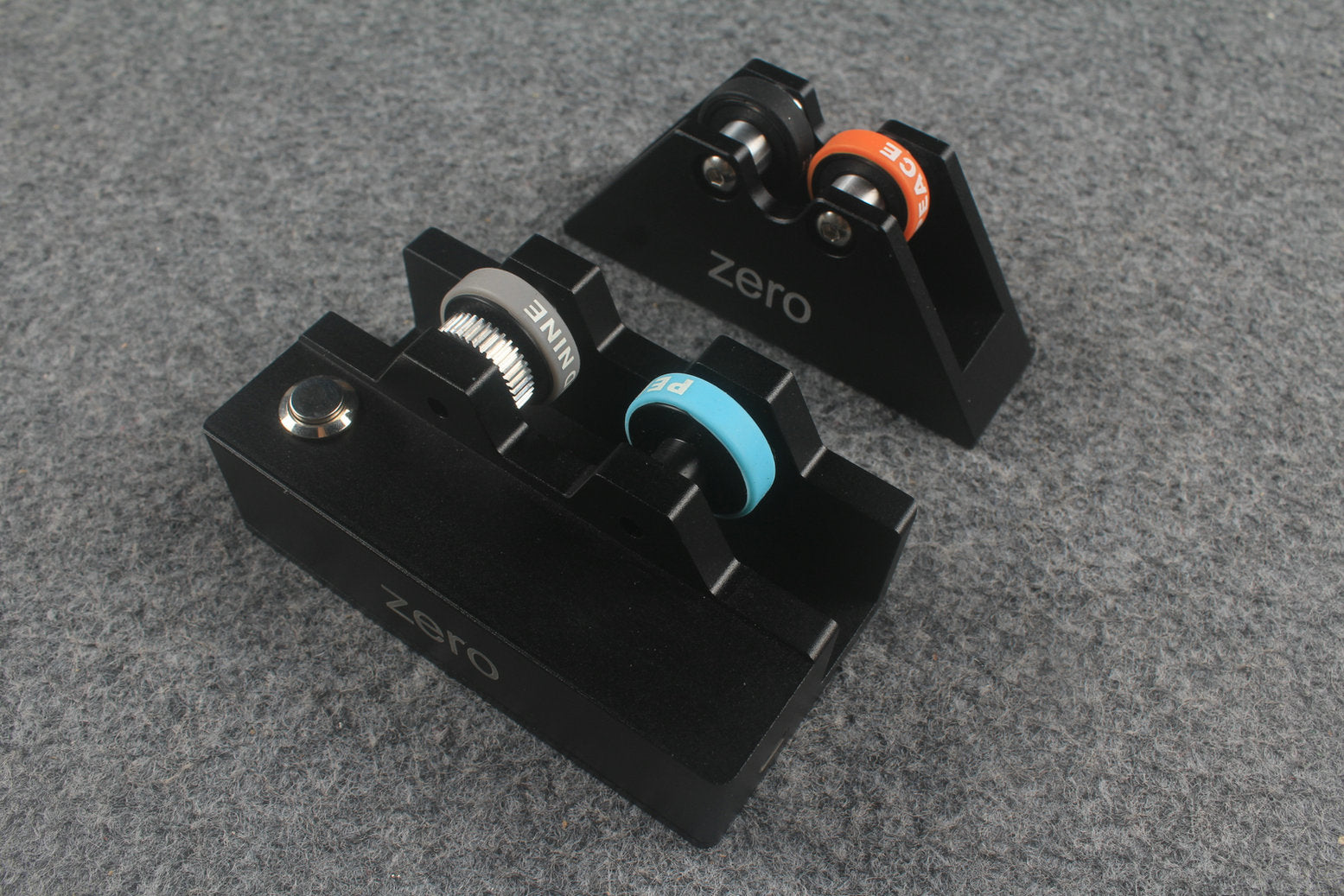 Pool Cue Straightness Detection System Tool Electric spinning Wheels 2 Pcs/Set