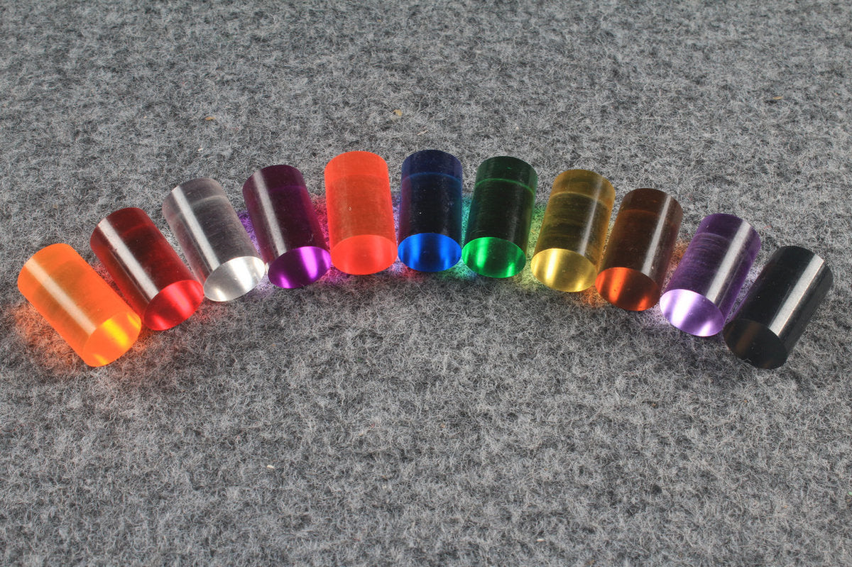 Transparent Colorful Ferrule for Pool Cue 14 X25mm WOODS CUES