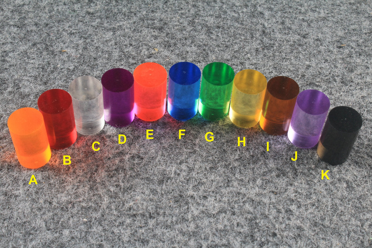 Transparent Colorful Ferrule for Pool Cue 14 X25mm WOODS CUES