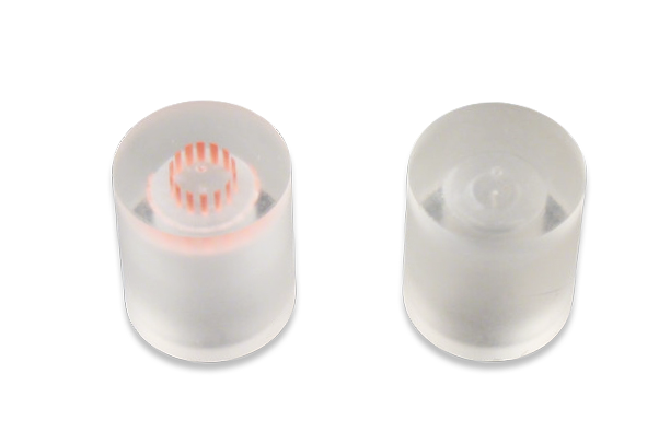 Transparent Billiard Cue Ferrule – 13mm | Clear & Pink Sandwich WOODS CUES