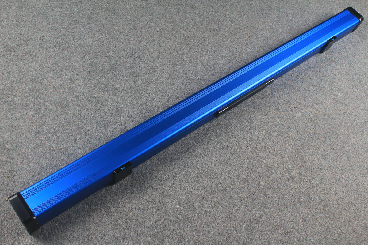 3/4 Premium Aluminium Snooker Cue Case – 2 Slots, Adjustable 120.5/124.8cm Interior