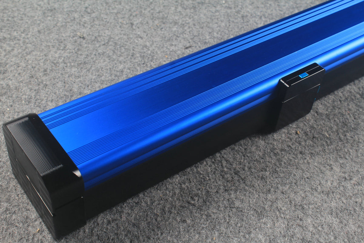 3/4 Premium Aluminium Snooker Cue Case – 2 Slots, Adjustable 120.5/124.8cm Interior