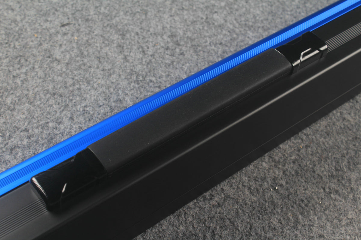 3/4 Premium Aluminium Snooker Cue Case – 2 Slots, Adjustable 120.5/124.8cm Interior